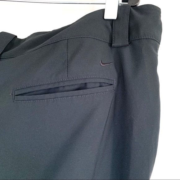 Nike golf black dri-fit Bermuda shorts size 10 - Picture 5 of 6